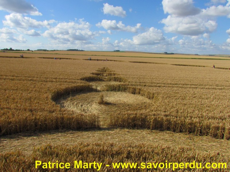 Etchilhampton (2), Wiltshire crop circle, aerial photo 73